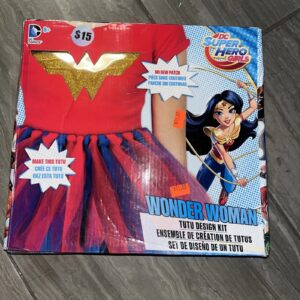 DC Comics Superhero Girls Wonder Woman Tutu W Patch Design Kit Halloween Party