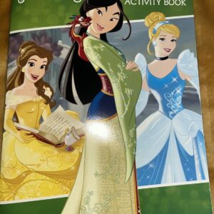 Disney Princess Jumbo Coloring Activity Book Door Hanger Games Mazes