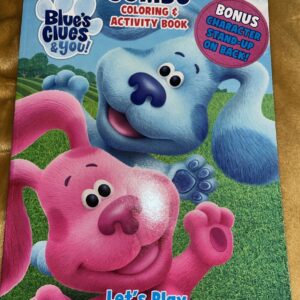 Blue's Clues Coloring Book with Activities Preschool Kindergarten