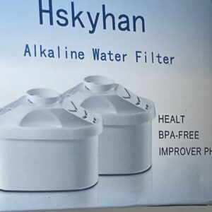 2 Pack Alkaline Water Filter Cartridge Replacement Pitcher Water Filters NEW