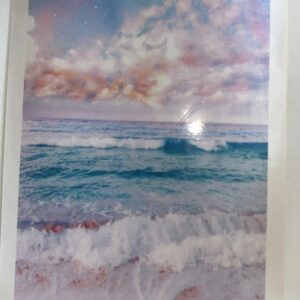 DIY diamond Pink Sky Ocean Painting Kit 12” X 16”