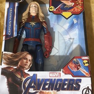 2018 Marvel Avengers Endgame Titan Hero Power FX Captain Marvel Figure Hasbro