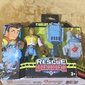 Fisher-Price Rescue Heroes Carlos Kitbash Cadet Action Figure New In Box 2019