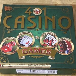 4-in-1 Casino Games: Roulette, Blackjack, Craps, Poker