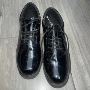 Bates 13D High Gloss Oxford Black Uniform Shoes