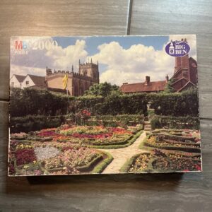 MB 1991 Super Big Ben Puzzle Shakespeare's Garden England 2000 Pc NOS SEALED