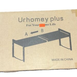 Urhomey plus Expandable Cabinet Shelf Organizer 16-26" L Stackable Kitchen Co...