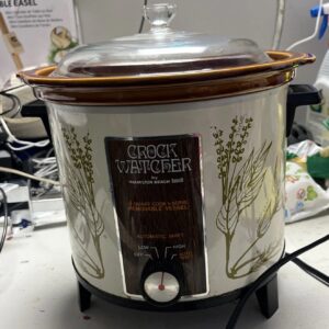 Vintage Hamilton Beach Model 415 Crock Watcher 4 Quart Slow Cooker Crock Pot