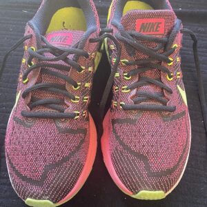 Nike Air Zoom Structure 18 Women's Size 8 Pink Power Ghost Green Black Volt