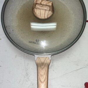 WOODSTONE Skillet Frying Pan 12” Natural Elements Heavy Duty Nonstick 2 Handles