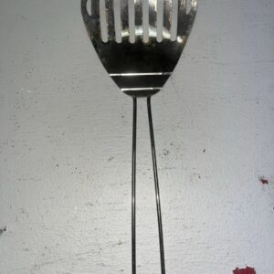 Hong Kong Slotted Scoop Spatula Strainer Wire Handle