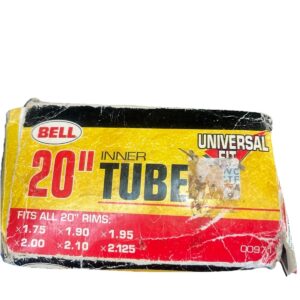Bell Bicycle 20" Standard Inner Tube Fits Tire Widths 1.75" - 2.25"