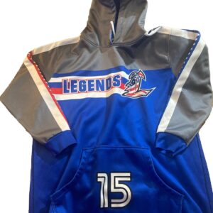 Berserk Gray Red Blue White Size Large Purnell Hoodie Hooded Sweat Shirt