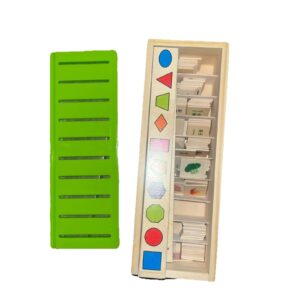 Montessori Multi-Function Knowledge Classification Box Children Digital Shape...
