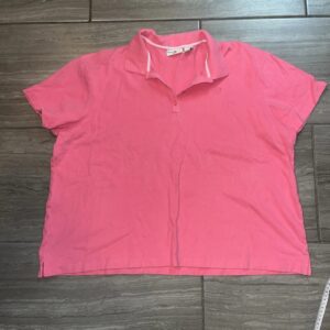 Duck Head Womens Top Size 3XL Pink Short Sleeve Shirt Blouse Polo Style