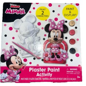 New in Box NIB Disney Junior Minnie & Mickey Mouse Plaster Paint Activity Set