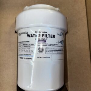 AmazonBasics Replacement GE MWF Refrigerator Water Filter - Premium Filtration