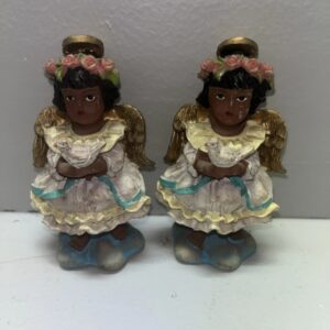 K Collection African American Girl Angel With Dove