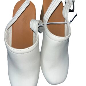 Universal Thread White Clogs Espadrille 7.5 Summer Sandal Heel