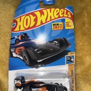 Hot Wheels 2023 HW 55 Race Team 5/5 159 HW-4-Trac Racecar Blue AeroDisc