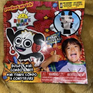 New Ryan's World Pocket.Watch Build-it Mini Combo Panda FACTORY SEALED Figure
