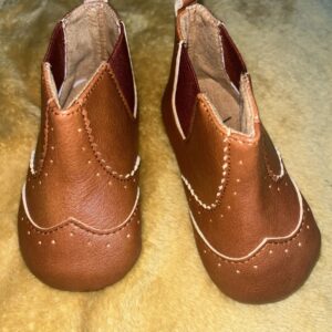 Boys Girls Infant Sneakers Non Slip Sole First Walker Flat Shoes 6-12m Brown