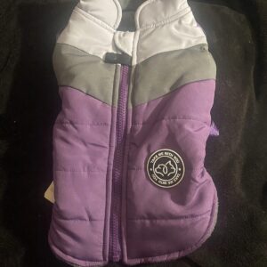 Thicken Dog Coat Warm Jacket Dog Vest with Zipper Puppy Jacket with Harness US