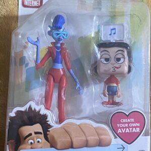 Disney Pixar Wreck-It Ralph Breaks the Internet Yesss Figure Set Bandai 2018 New