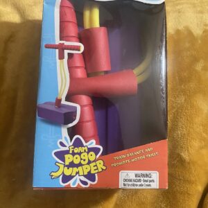 Indoor Outdoor Fun Jump Kids Sports Games Toys Pole Foam Pogo Stick Jumper