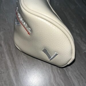 AMF Super Stainless Steel Faux Leather Tan Golf Club Head Cover 7