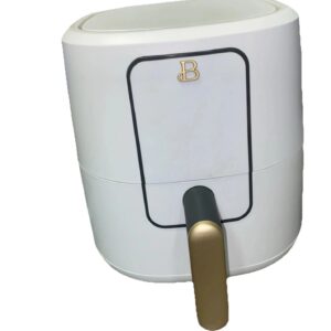 Beautiful 3QT Air Fryer with TurboCrisp Technology White Icing by Drew Barrymore