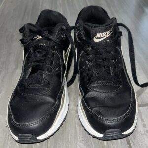 Nike Air Max 90 LTR GS Shoes - Black Gold CD6864 008- Size 6.5Y (8 Womens)