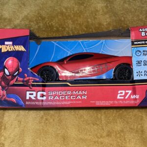 Spider-Man RC Race Car High Speed 32ft Distance Full Function Ages 8+ Marvel