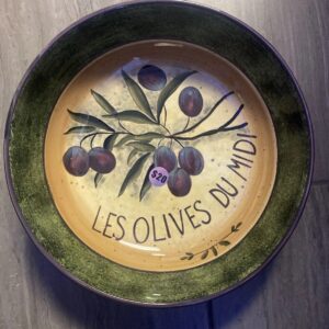 Certified International Garden of Olives Winget 9" Pasta Bowl Les Olives Du Midi