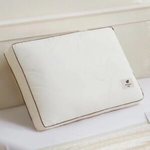 Your Moon Organic Firm Wool Pillow Firm Support Off-White NIP￼￼