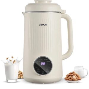 VEVOR 8-in-1 Nut Milk Maker 41 oz Soy Milk Maker Homemade Oat Nut Soy Juice