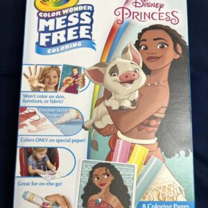 DISNEY PRINCESS CRAYOLA COLOR WONDER MESS FREE COLORING NIB!