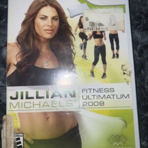 Jillian Michaels Fitness Ultimatum 2009 Nintendo Wii Workout Complete w/ Manual