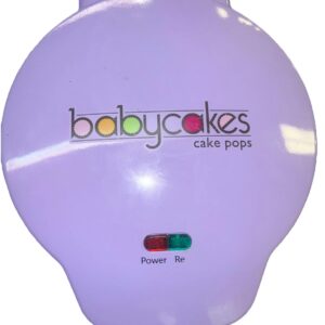 Babycakes Mini Cake Pop Maker Purple Makes 12 Non-Stick cake balls CP-94 LV