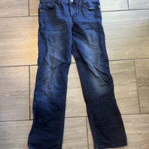 Cat & Jack Blue Jeans Girls Size 14 Straight Stretch Snap Closure