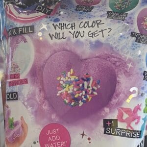 So Bomb DIY Kit Heart Bath Bomb Kit With Surprise, Ages 6+, New